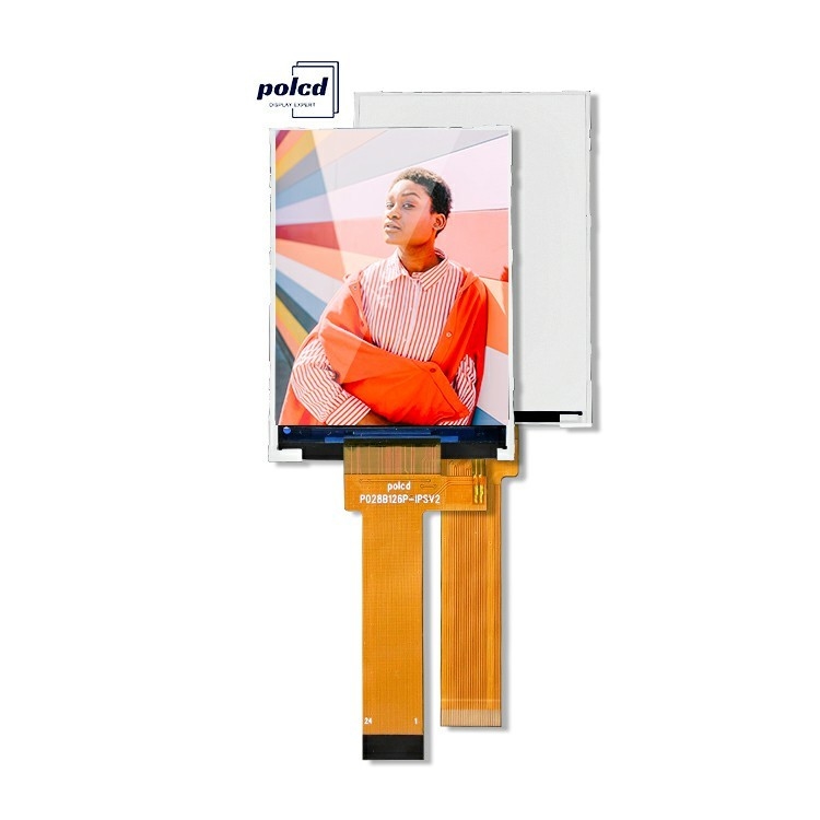 Polcd 2.8인치 TFT 240*320 해상도 ST7789P3-G6 IC MIPI 인터페이스 IPS LCD 디스플레이 모듈