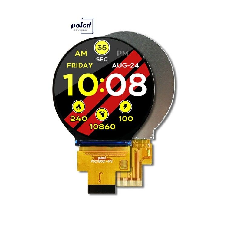 Polcd 2.1 Inch 480x480 IPS round TFT Color Display LCD Module with MIPI Interface for LCM and Panel