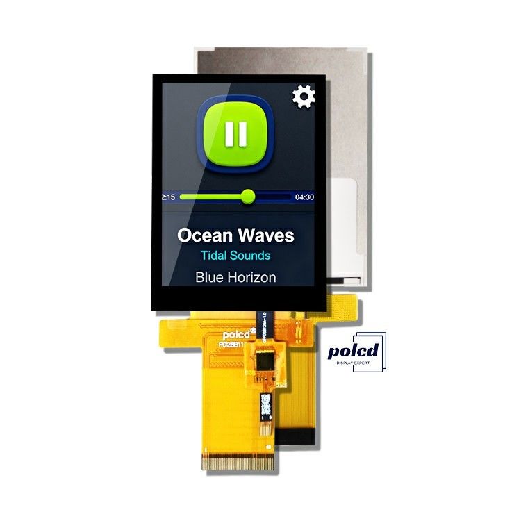 Polcd Tft RGB 2.8 인치 산업 컨트롤러 컬러 디스플레이 패널 용량 터치 스크린 IPS LCD 모듈