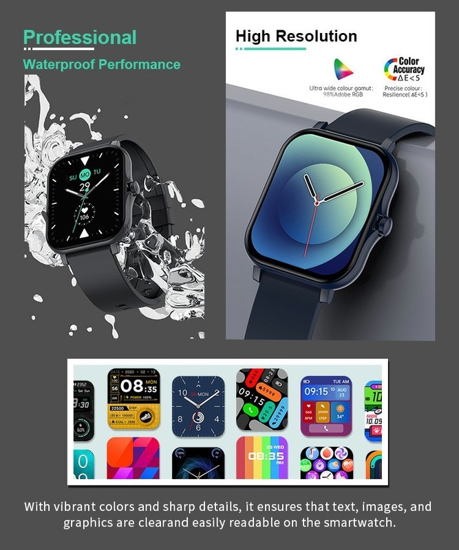 Polcd 1.69 인치 TFT 용량 터치 스크린 240x280 일반적으로 검은색 IPS LCD 모듈