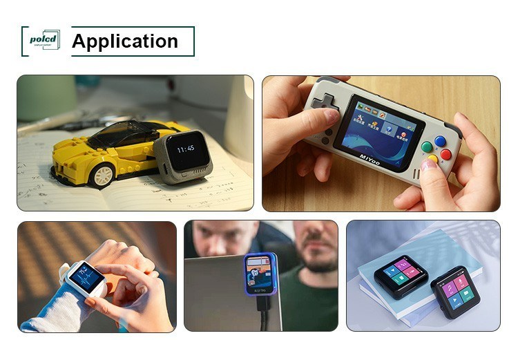 Polcd 1.69 인치 TFT 다 전기 용량 터치스크린 4 선 SPI 240x280 IPS Lcd