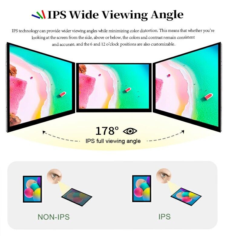 Polcd 고 밝기 500nit 2.8 인치 LCD 화면 240x320 IPS 모든 조망 각 CTP 용량 터치 TFT 디스플레이