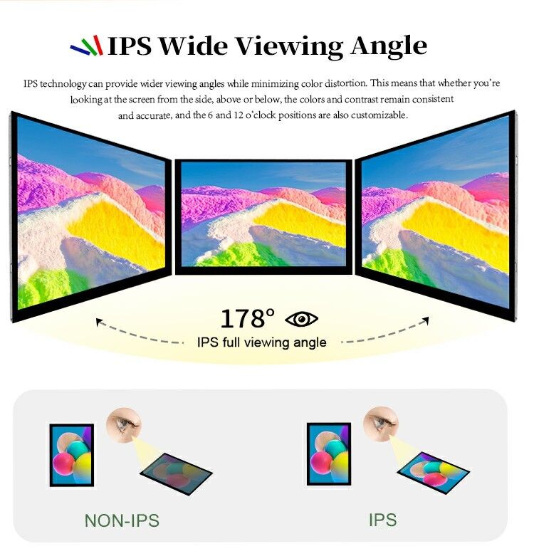 Polcd 2.8인치 TFT 240*320 소색 화면 JD9853 드라이브 IC Spi 인터페이스 IPS TFT LCD 디스플레이