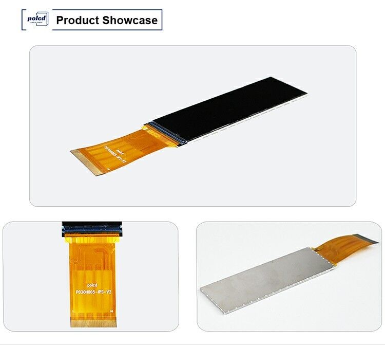 Polcd 3인치 컬러 스크린 모듈 268*800 ST7701S ic 고 밝기 IPS 3