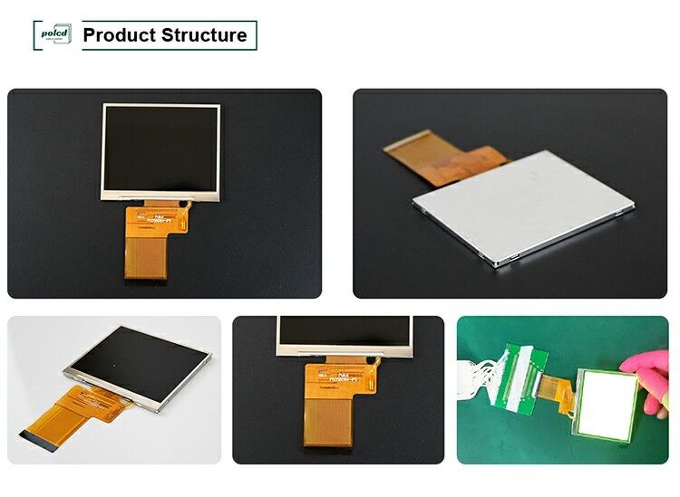 Polcd 3.5 인치 320x240 풀 컬러 TFT 디스플레이 ST7272A 드라이브 ic IPS 뷰 앵글 54pin LCD 디스플레이