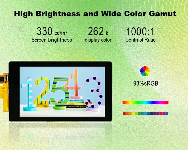 Polcd 5 인치 LCD 수직 화면 720*1280 MIPI 인터페이스 용량 터치 패널 IPS 5' TFT 디스플레이