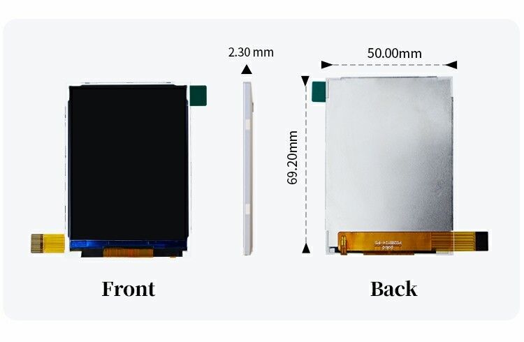 Polcd 2.8 인치 LCD 모듈 240x320 ST7789V SPI 인터페이스 14 핀 2.8 TFT 디스플레이 LCD 화면