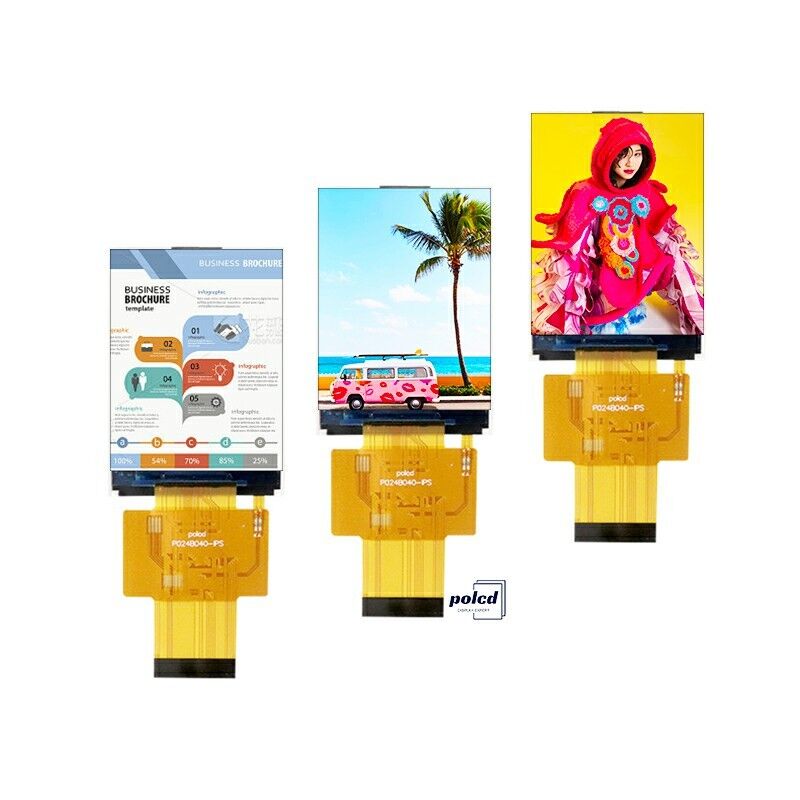 Polcd 2.4 인치 240x320 ST7789V Mcu 인터페이스 전체 관점 IPS 2.4