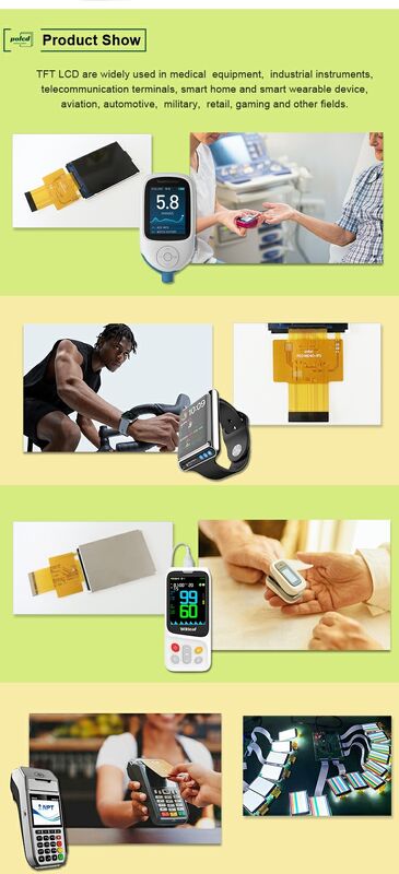 Polcd 2.4 인치 MCU 인터페이스 TFT 디스플레이 드라이버 IC ST7789V2 240x320 해상도 2.4 인치 TFT LCD 모듈