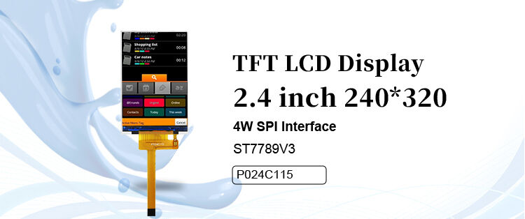 Polcd RoHS 2.4인치 LCD TFT 디스플레이 ST7789V3 TFT LCD 모듈 4선 SPI 240x320 TFT 스크린