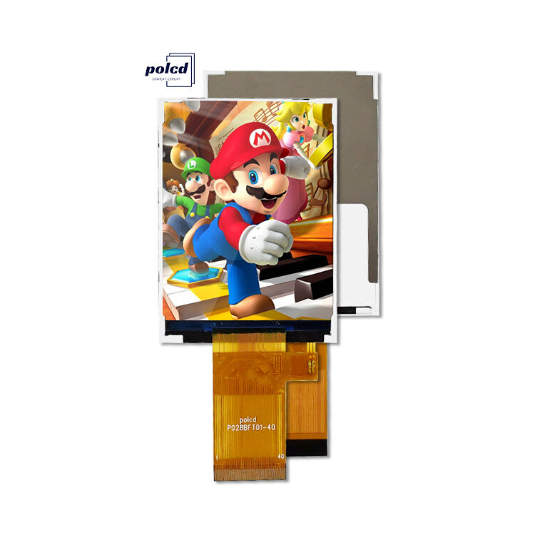 Polcd 2.8 인치 240*320 투명 LCD 화면 ST7789T3 Mcu Spi 인터페이스 2.8 