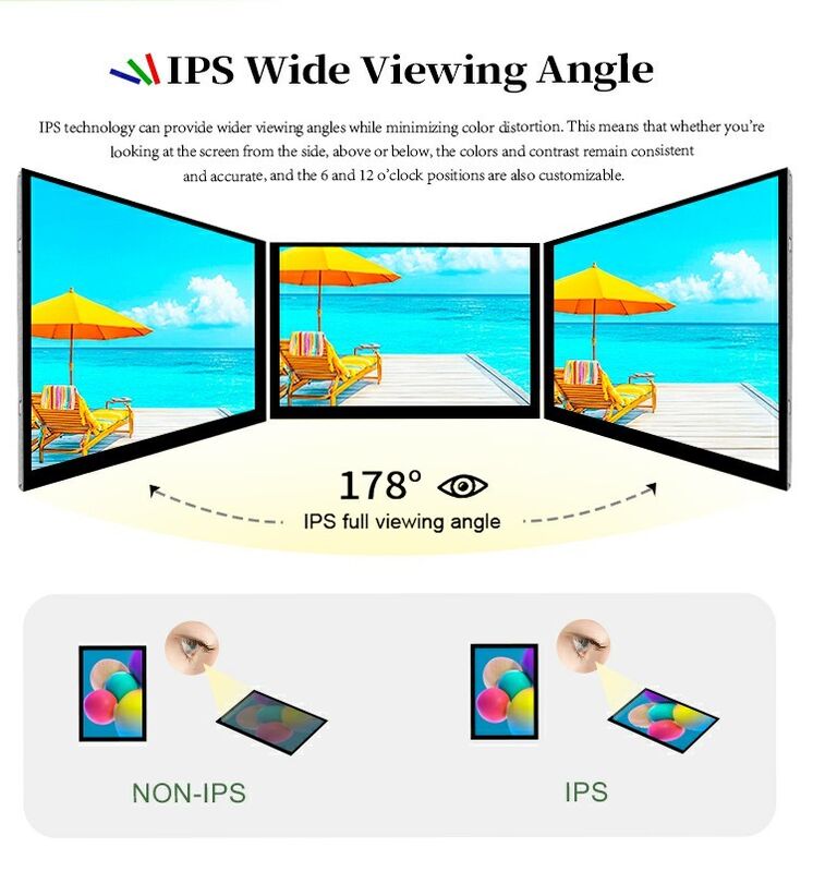 Polcd 높은 밝기 5.5 인치 TFT 화면 모듈 720x1280 40 PIN LCD 산업 의료용 디스플레이