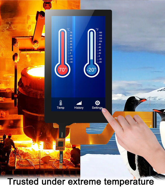 Polcd 높은 밝기 5.5 인치 TFT 화면 모듈 720x1280 40 PIN LCD 산업 의료용 디스플레이