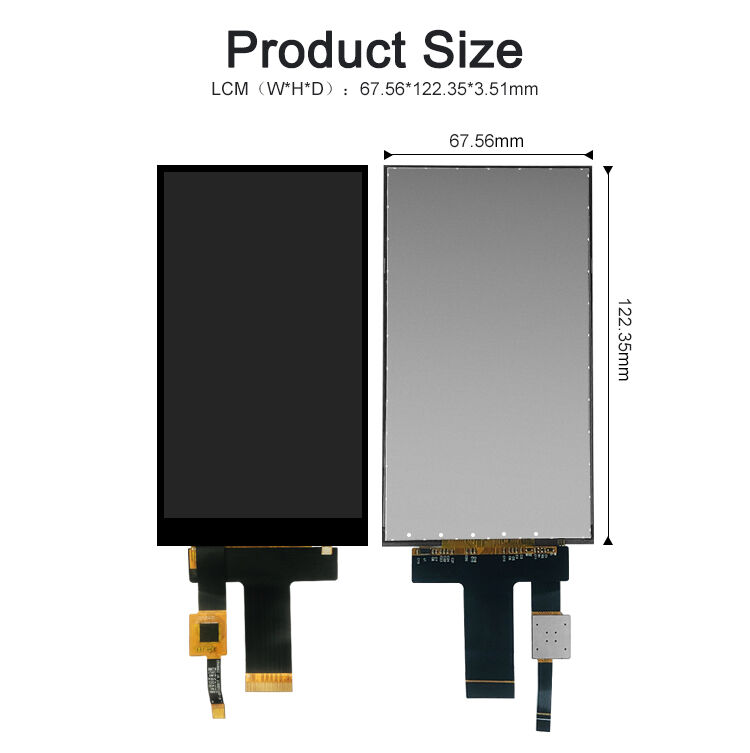 Pocld 5인치 LCM 화면 720*1280 해상도 용량 터치 패널 MIPI 인터페이스 30pin TFT LCD 디스플레이