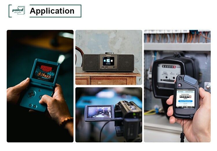 Polcd 넓은 온도 2.8 인치 LCD 모듈 240*320 300nit SPI 2.8 IPS 보는 각 Tft LCD 화면