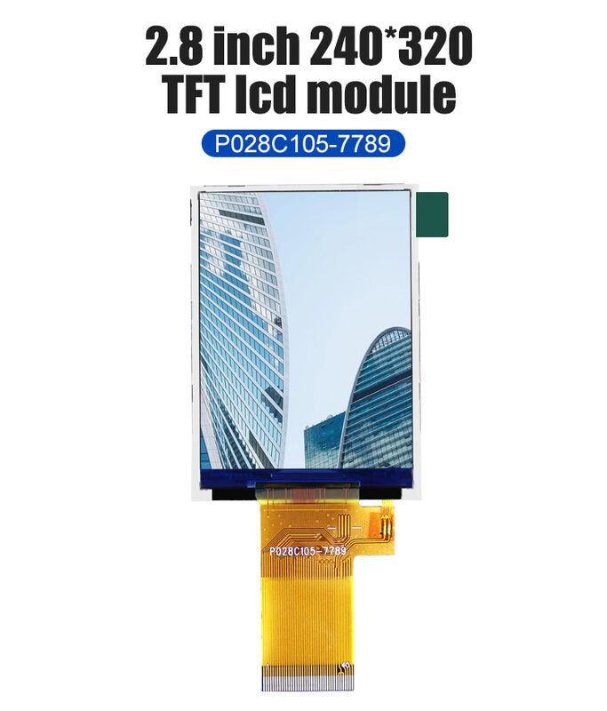 Polcd 2.8 인치 마이크로 디스플레이 고품질 Tft 화면 16 비트 MCU SPI 인터페이스 스마트 LCD 모듈