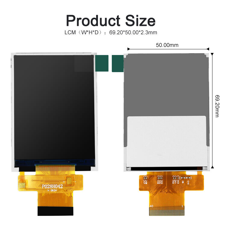 Polcd 2.8 인치 LCD 화면 패널 240*320 MCU SPI 인터페이스 ILI9341V TFT LCD 모듈 디스플레이