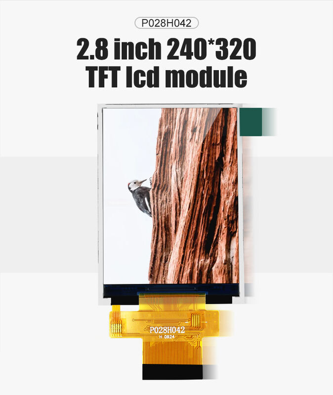 Polcd 2.8 인치 LCD 화면 패널 240*320 MCU SPI 인터페이스 ILI9341V TFT LCD 모듈 디스플레이
