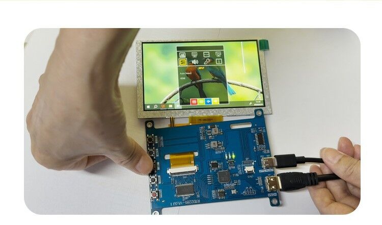 Polcd 4.3 TFT LCD 디스플레이 모듈 용 5 인치 범용 LCD 드라이버 보드 HD-MI USB 컨트롤러 보드 RTD2281