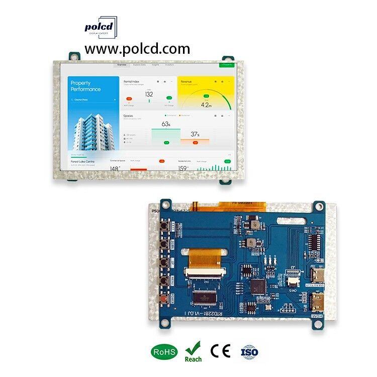 Polcd 4.3 TFT LCD 디스플레이 모듈 용 5 인치 범용 LCD 드라이버 보드 HD-MI USB 컨트롤러 보드 RTD2281