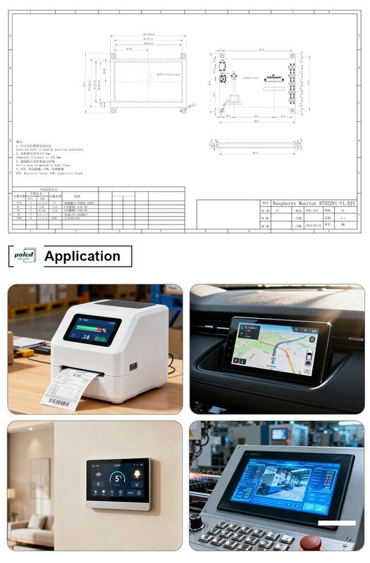 Polcd 4.3 TFT LCD 디스플레이 모듈 용 5 인치 범용 LCD 드라이버 보드 HD-MI USB 컨트롤러 보드 RTD2281