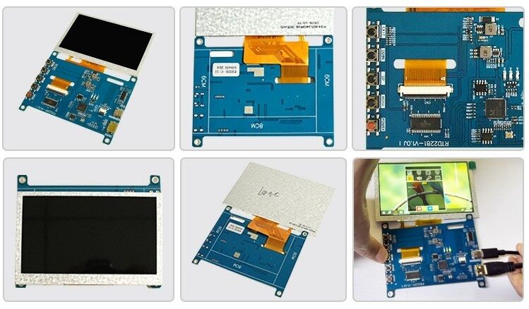 Polcd 4.3 TFT LCD 디스플레이 모듈 용 5 인치 범용 LCD 드라이버 보드 HD-MI USB 컨트롤러 보드 RTD2281