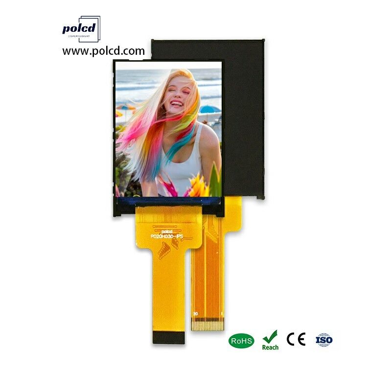 Polcd 액체 결정 디스플레이 2.0 인치 미니 풀 컬러 ST7789 MCU IPS 풀 앵글 뷰 240x320 TFT LCD 모듈