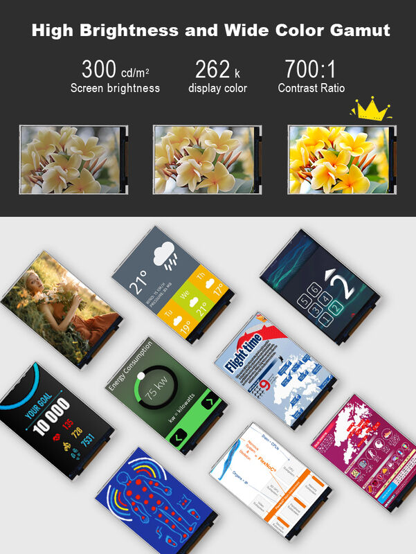 Polcd ILI9488 Drive 320x480 3.5 inch SPI Capacitive Touch LCD IPS TFT Screen for Electronic Products