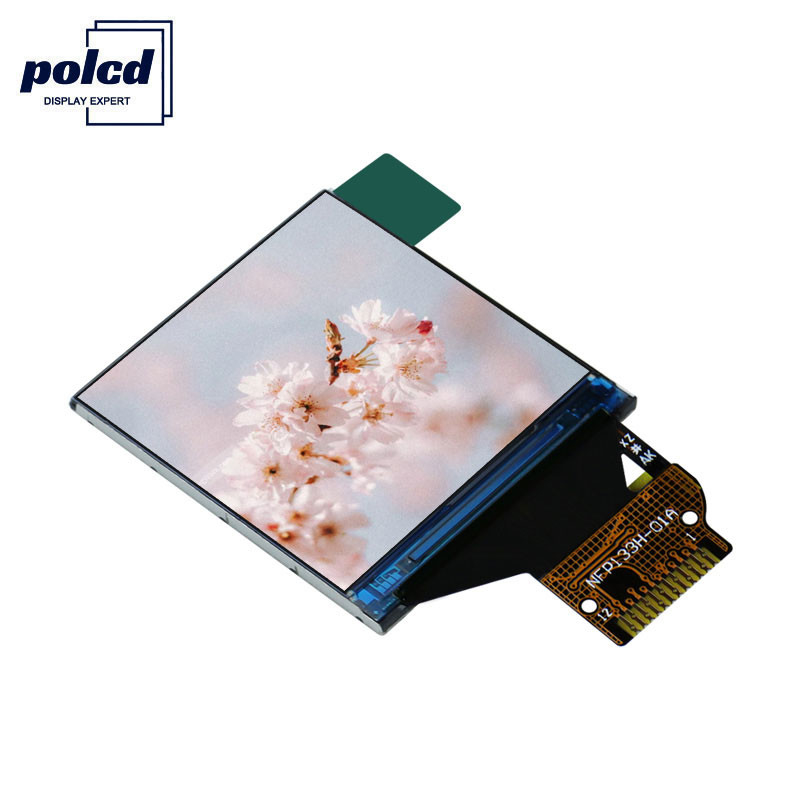 Polcd 4 철사 Spi Tft LCD 디스플레이 1.33 인치 240x240 Ips Lcd ISO9001