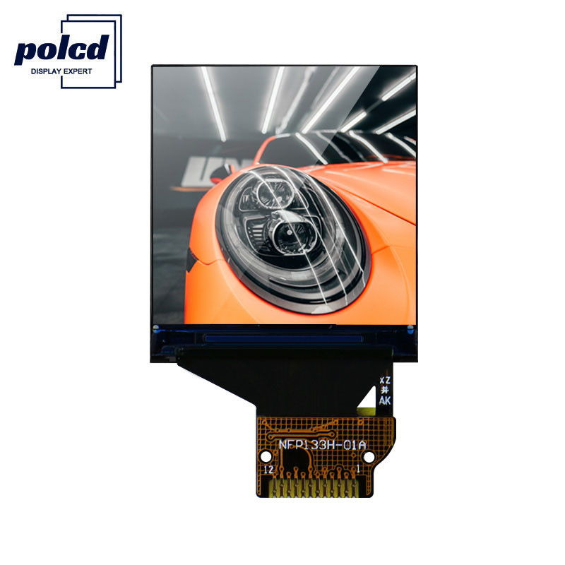 Polcd 1.33 인치 12 핀 LCD 디스플레이 4 와이어 Ips 240x240 ST7789V RGB 수직 줄무늬