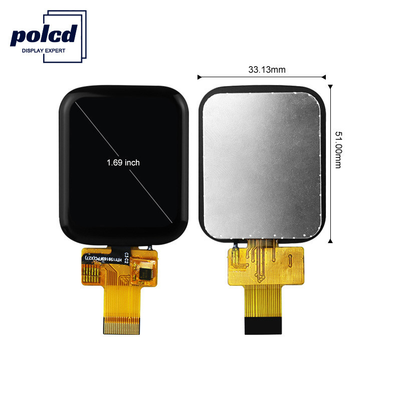 Polcd 1.69 인치 터치 스크린 LCD 디스플레이 240x280 SPI 인터페이스 작은 TFT 모듈