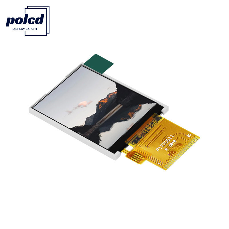 Polcd 1.77 인치 Tft 128*160 색깔 262K Rgb LCD 디스플레이 일반적으로 검정