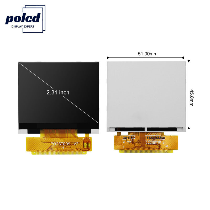 Polcd ILI9342C 2.31 인치 Lcd 8080 MCU 16 비트 320x240 LCD 디스플레이 300 Nit