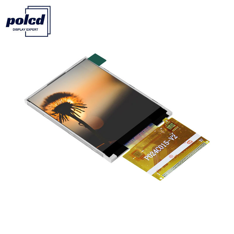 Polcd 300 Nits Tft 스크린 65K 2.4 인치 Tft Lcd Ili9341V 16 비트