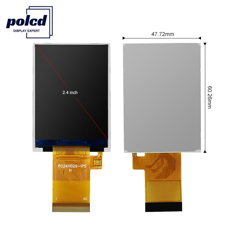Polcd 350 Nit Tft 터치스크린 2.4 인치 16 조금 LCD 디스플레이 ISO9001