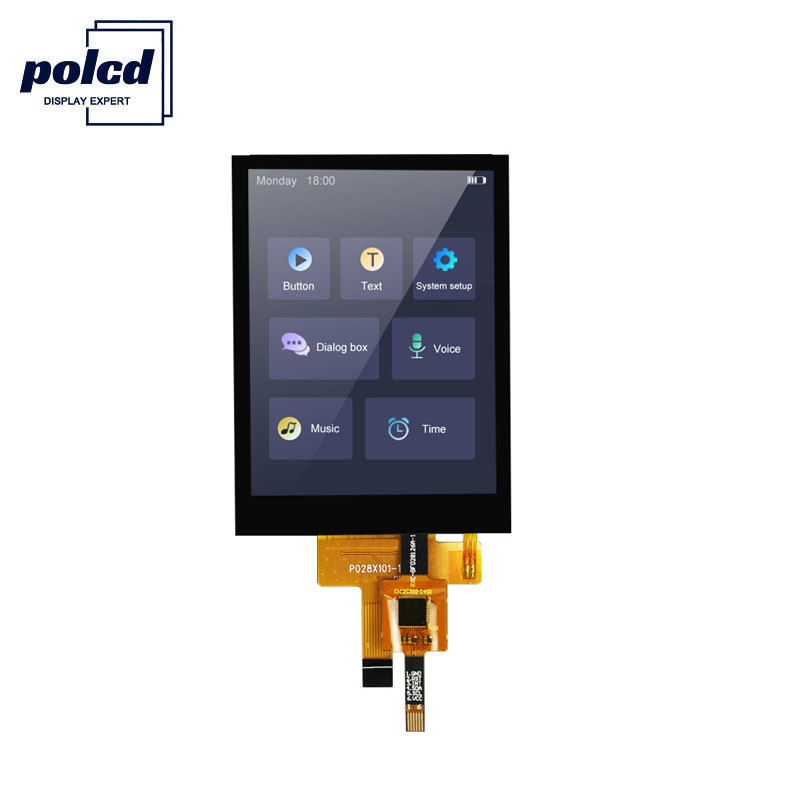 Polcd 12 0'CLOCK 화각 LCD 터치 패널 240X320 2.8 Tft 실드 라즈베리 파이