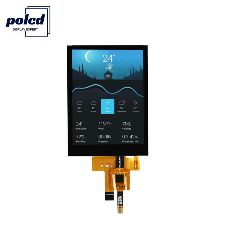 Polcd 240X320 Tft Lcd 용량성 터치스크린 ST7789V 2.8 Tft Lcd 실드 라즈베리 파이