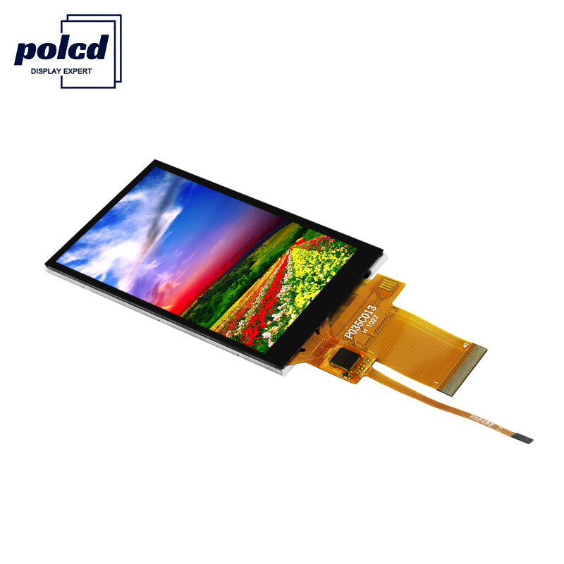 Polcd 450 밝기 Tft 용량 성 8080 MCU 3.5 인치 Tft Lcd 터치 스크린