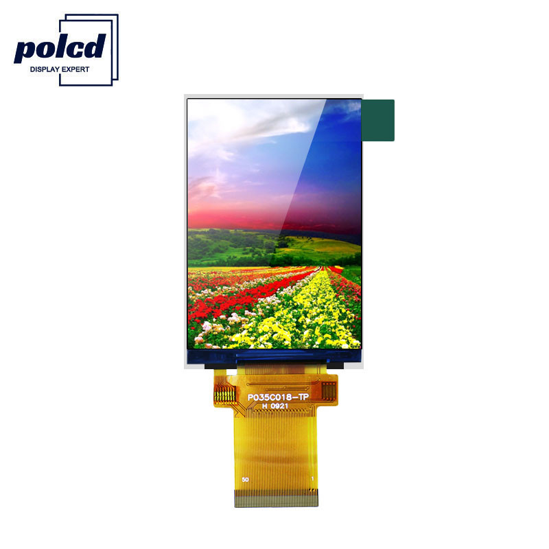 Polcd ILI9488 디스플레이 Tft Lcd 12 0'CLOCK 3.5 Tft Lcd Raspberry Pi 48.96mm