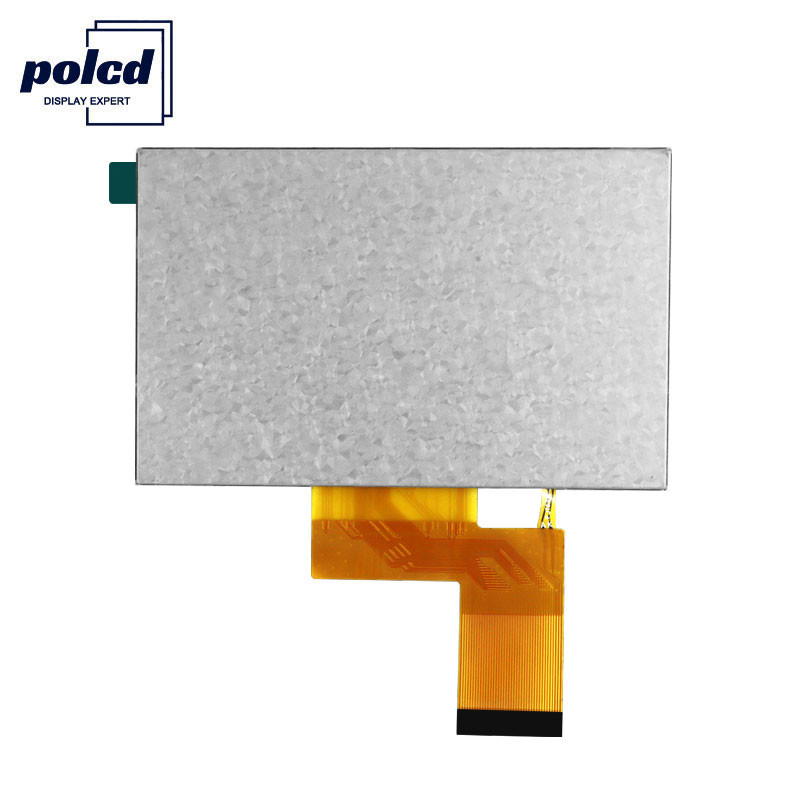 Polcd 24 비트 RGB Lcd 4.3 인치 800x480 TFT LCD 디스플레이 53.86mm 산업