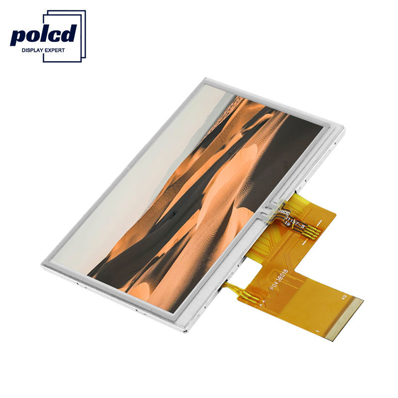 Polcd 800X480 Lcd Tft 4.3 인치 280 Q38 Nit Raspberry Pi 터치 스크린
