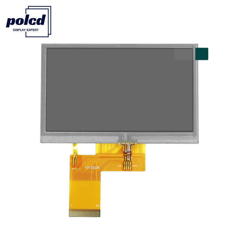Polcd 800X480 Lcd Tft 4.3 인치 280 Q38 Nit Raspberry Pi 터치 스크린