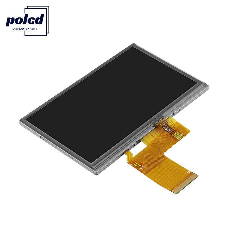 Polcd RGB 24 조금 4.3 인치 Tft LCD 디스플레이 480x272 산업 터치스크린