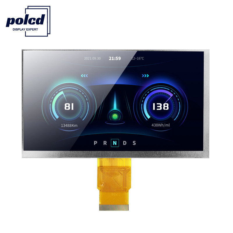 Polcd ISO9001 300 Nits 7 인치 터치 Tft Lcd RGB 24 비트 800x480 LCD 디스플레이