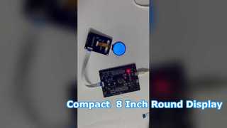 Polcd 1.28 인치 240x240 원형 원형 TFT 디스플레이