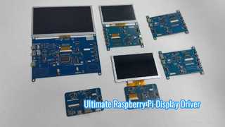 Polcd DIY 모니터용 고품질 라즈베리 파이 디스플레이 다기능 LCD 드라이버 보드