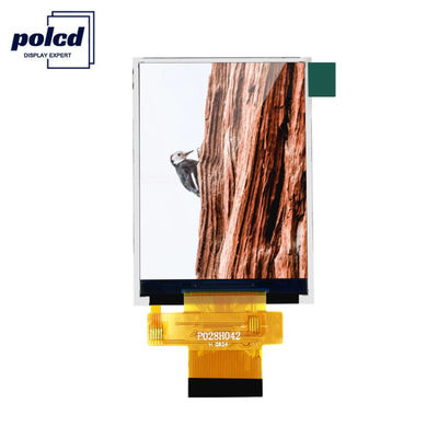 Polcd MCU 8 비트 2.8 Lcd 모듈 57.6Mm 터치 스크린 디스플레이 모듈 12 0'CLOCK
