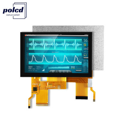 800x480 해상도 LCD Tft 디스플레이 패널 RGB 컬러 St7262 용량 터치 패널