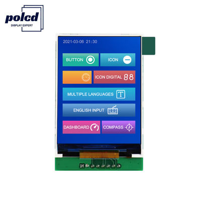 Polcd RoHS 색깔 262K Lcd Tft 2.4 인치 ST7789V2 Tft 터치 패널