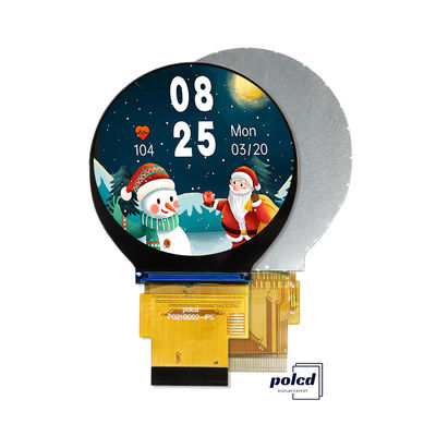 Polcd 2.1 인치 480x480 작은 원형 원형 화면 패널 SPI RGB 인터페이스 원형 TFT LCD 디스플레이